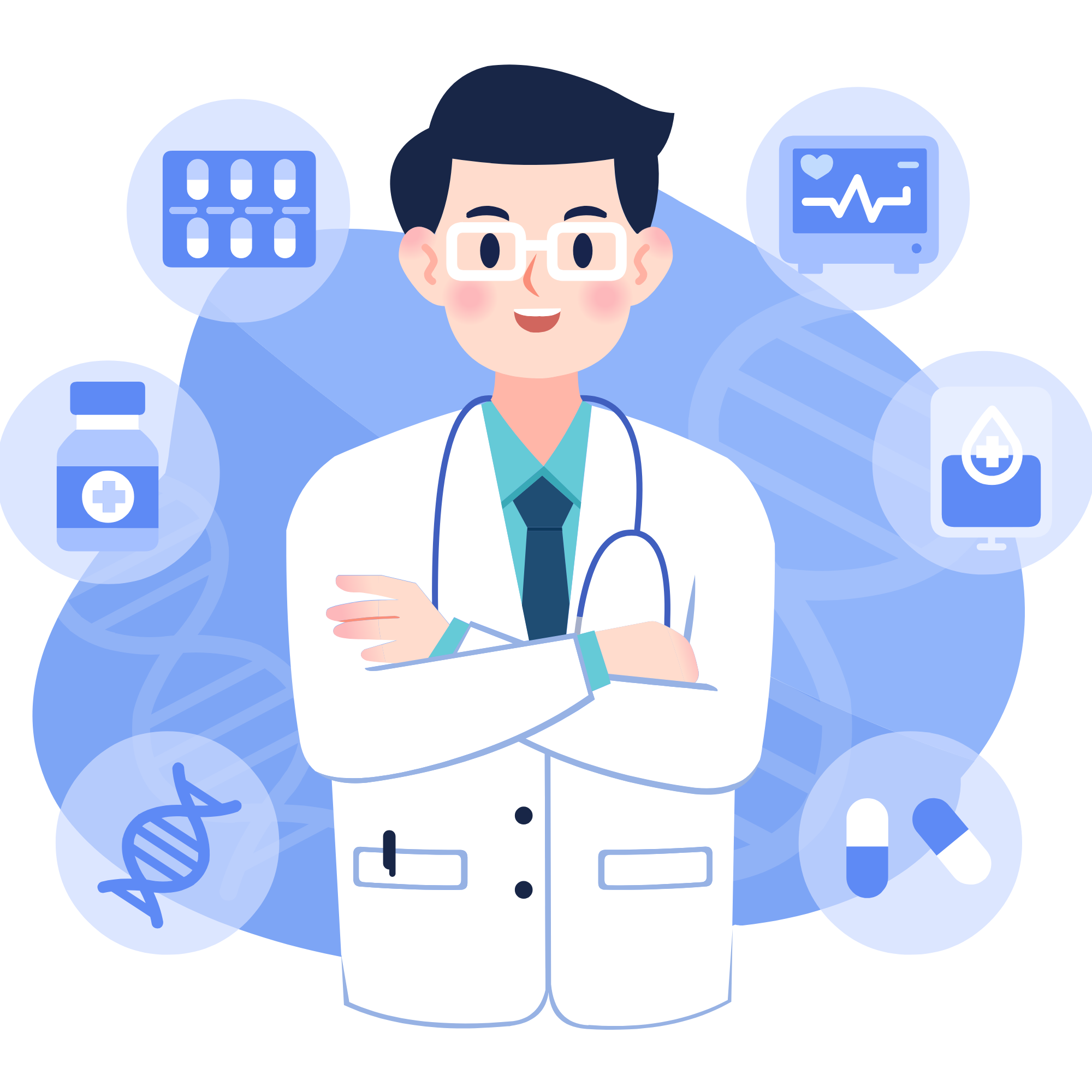 Doctor consulting patient